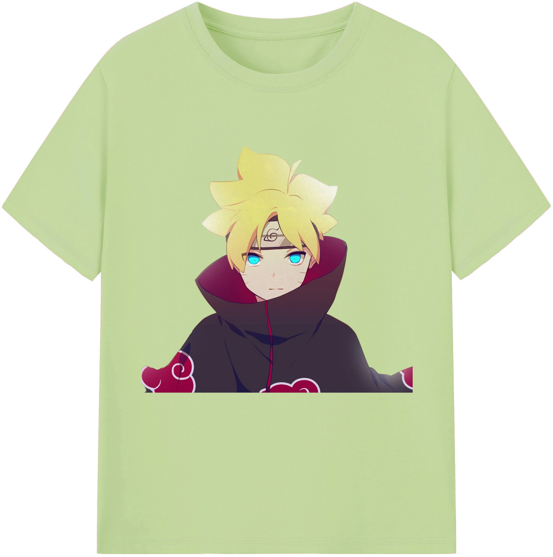 （画像用） NARUTO -ナルト- うずまき ボルト Uzumaki Boruto 綿100％半袖Tシャツ（フロントプリント）